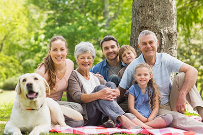 Family with Pets